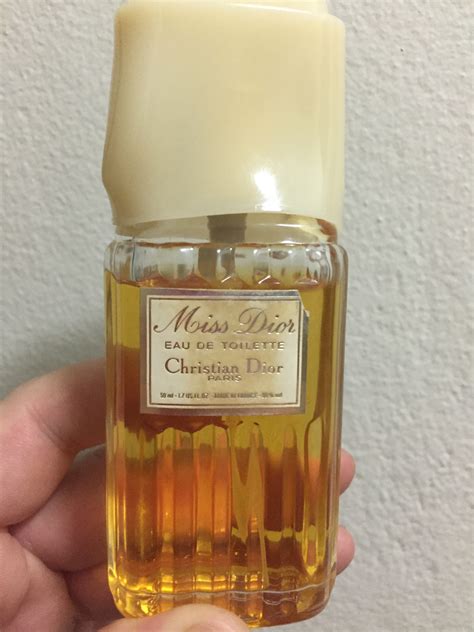 Vintage Miss Dior Perfume Bottle 